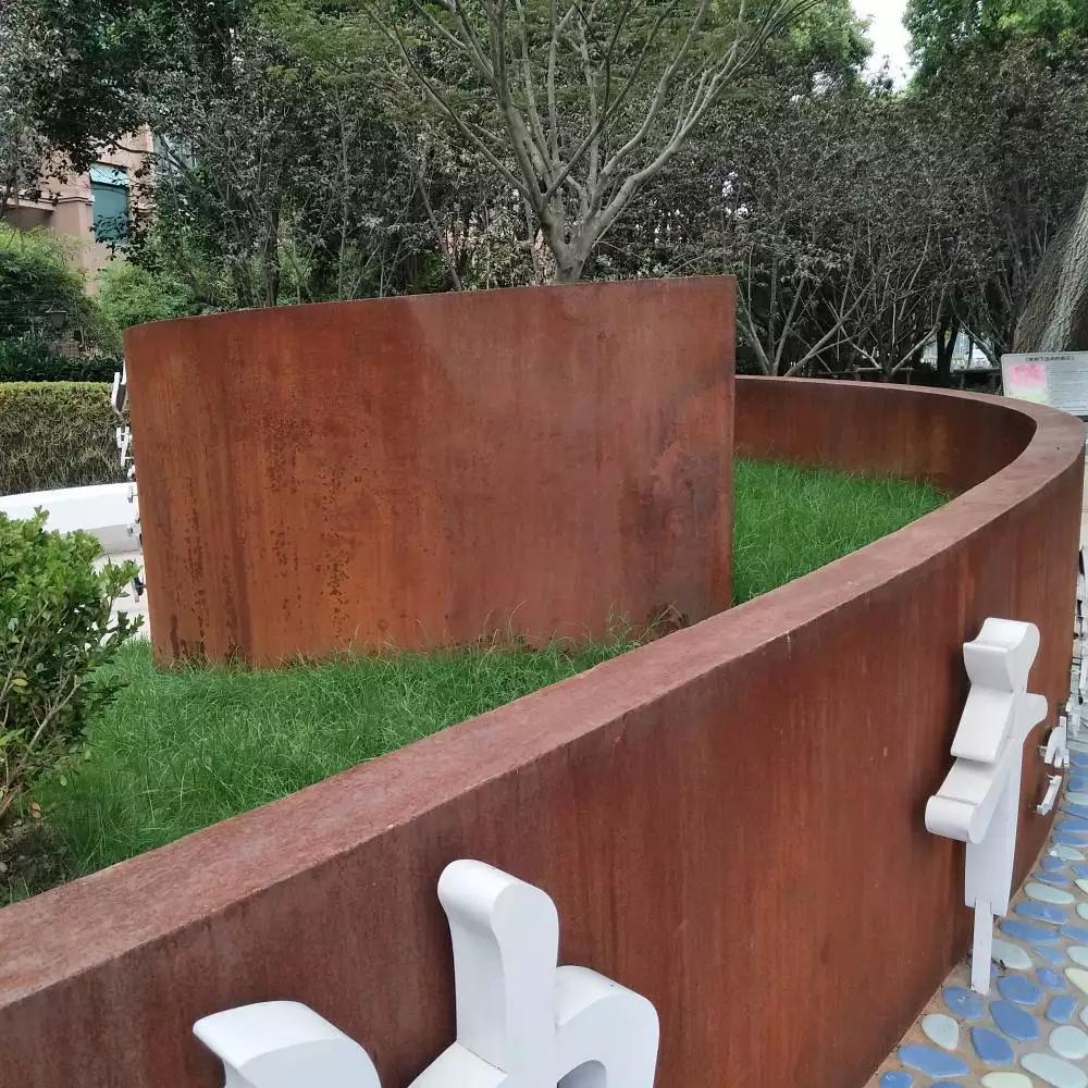 南开耐候钢板花园围边