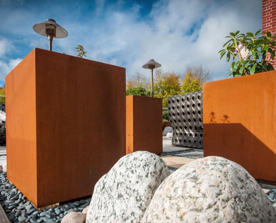 南开锈钢板花箱